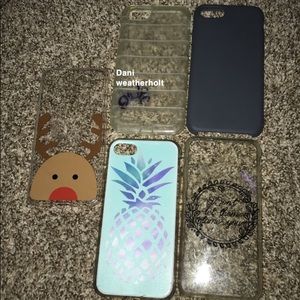 Phone cases, iPhone 7, set of 5